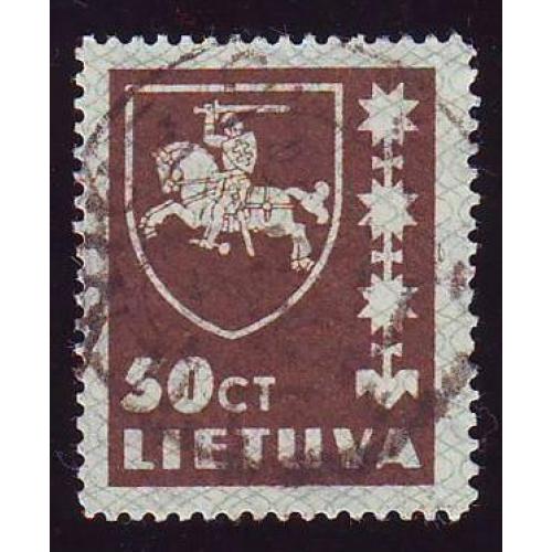 1937 Литва 50 ст. Герб