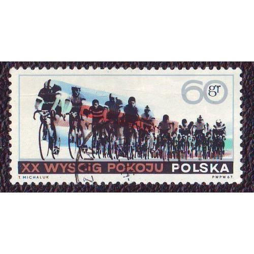 Польша 1067 Спорт  Велосипедный спорт 20 Велогонка мира
