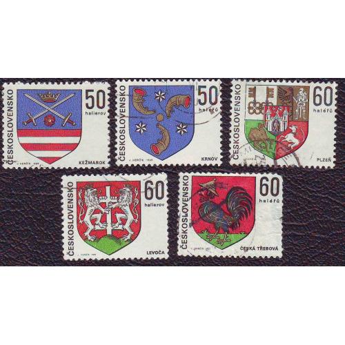 1969  Чехословакия Гербы 