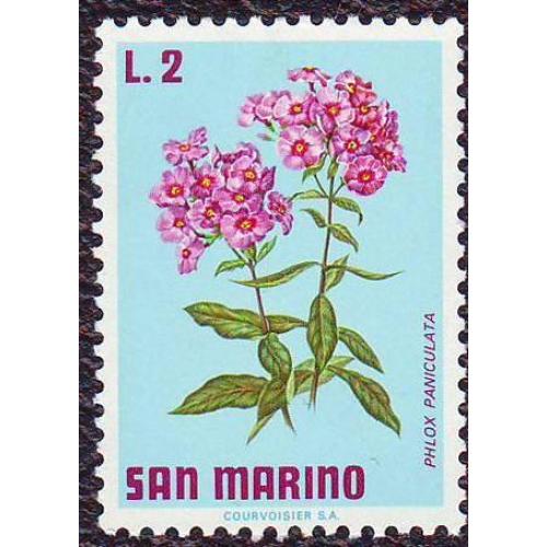 1971  Сан-Марино Растения   Цветы  Негашеная