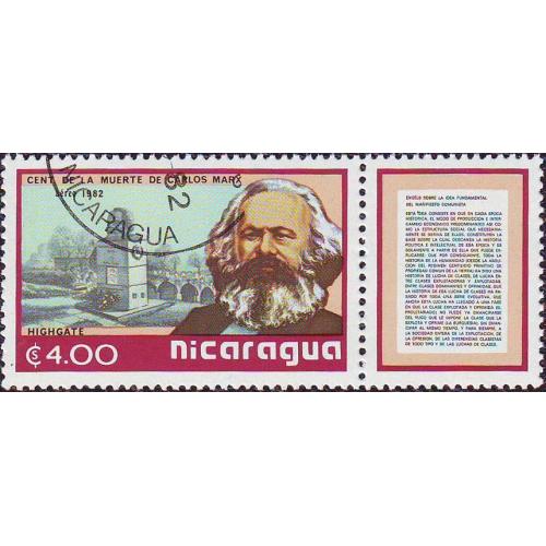 Никарагуа 1982 Личности Карл Маркс