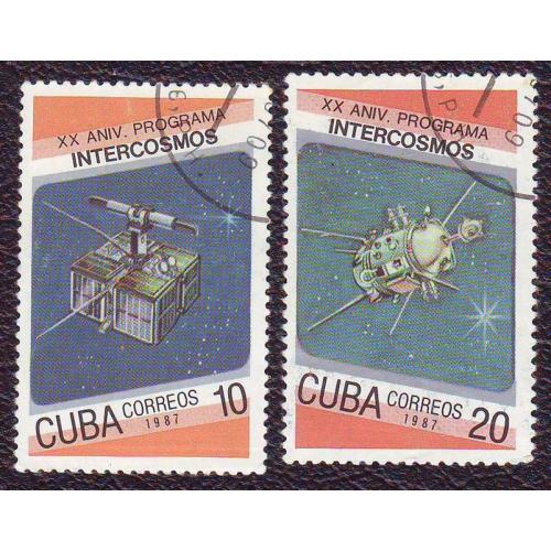   Куба  1987 Космос Спутники  