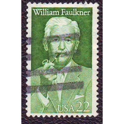 1987  США   Уильям Фолкнер Известные люди  Лауреаты нобелевской премии Литераторы