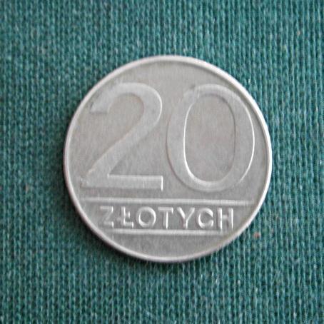  20 злотых 1989 Польша