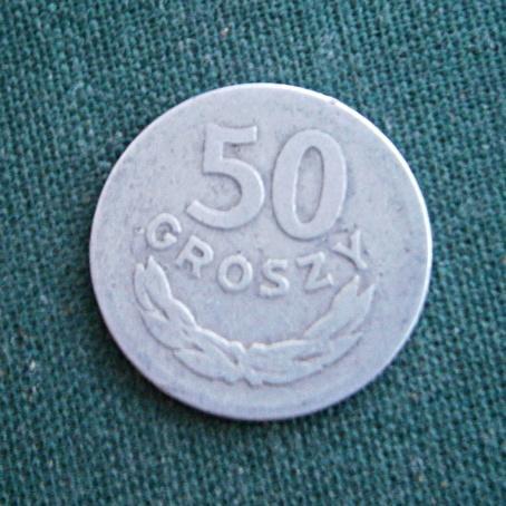 Польша 50 грош 1949 