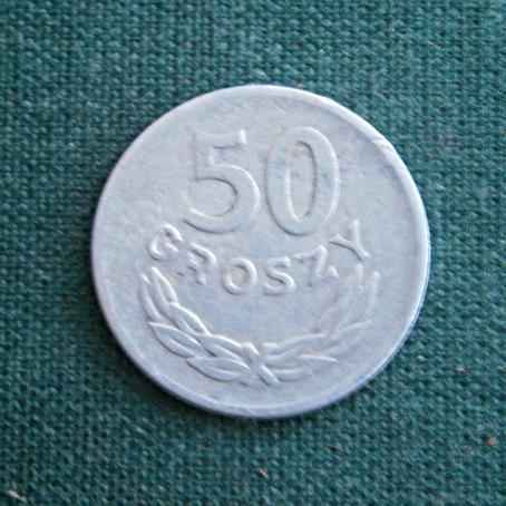 Польша 50 грош 1957 