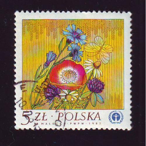  Польша 1982 Флора Цветы 