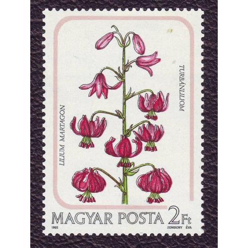  Венгрия 1985 Флора Цветы Негашеная