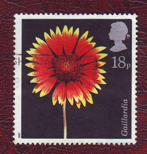   Великобритания 1987 Флора Цветы 