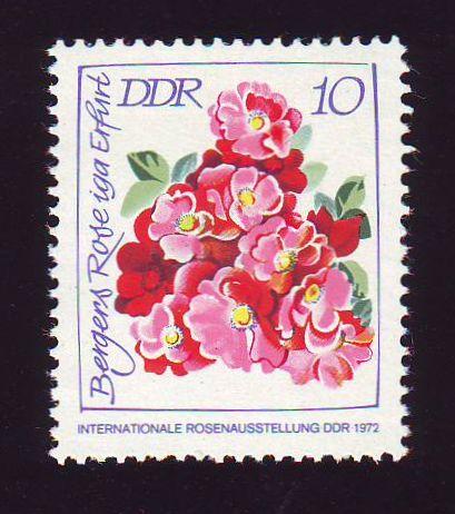Германия 1972 Флора Цветы  Негашеная