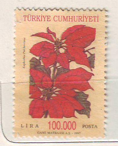  Турция 1997 Флора Цветы 