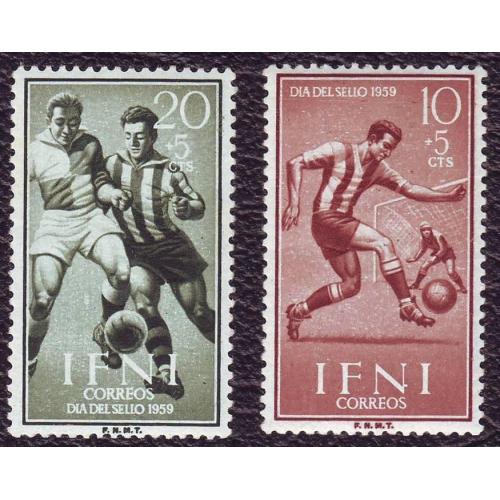   Ифни (Марокко) 1959 Спорт Футбол Серия  Негашеная