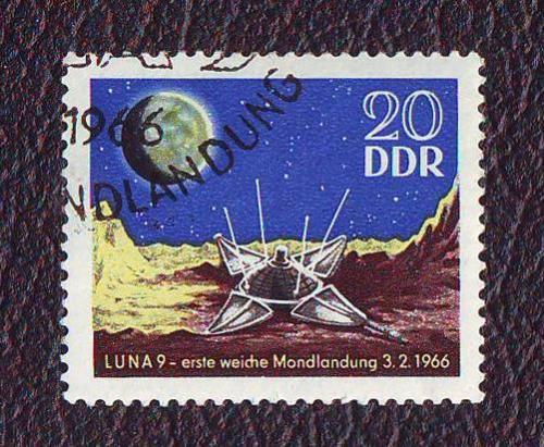    Германия (ГДР) 1966 Космос Советская автоматическая станция "Луна - 9