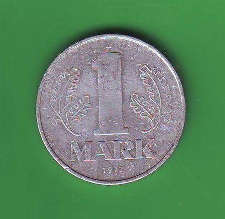  Германия (ГДР)  1 марка 1977  А 