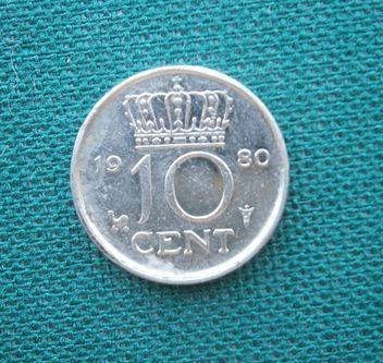  10 центов 1980  Нидерланды