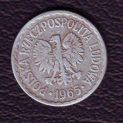 Польша 1 злотый  1965