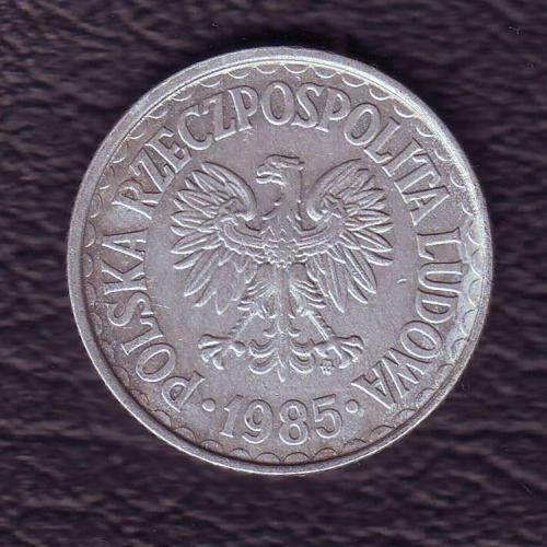 Польша 1 злотый  1965