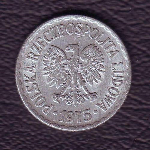 Польша 1 злотый  1975