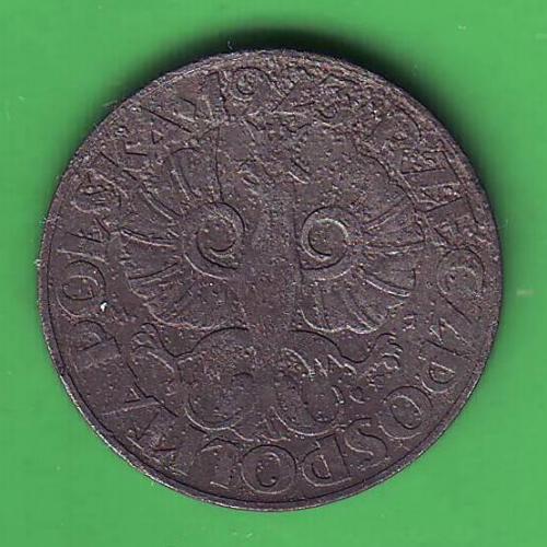 Польша 20 грошей 1923 Генерал губернаторство Выпушены в 1939 во время окупации Германией