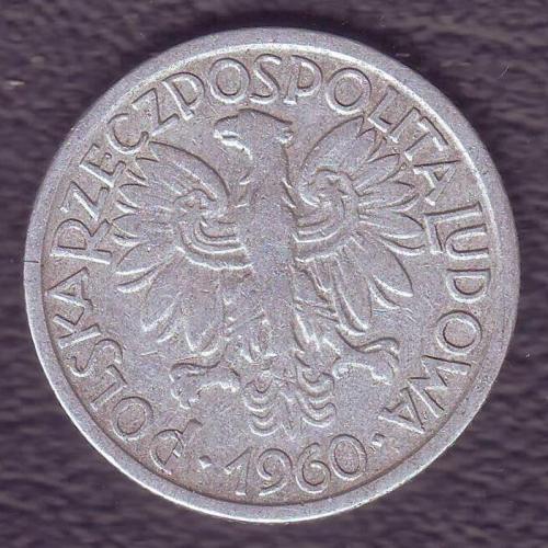 Польша 2 злотых  1960 