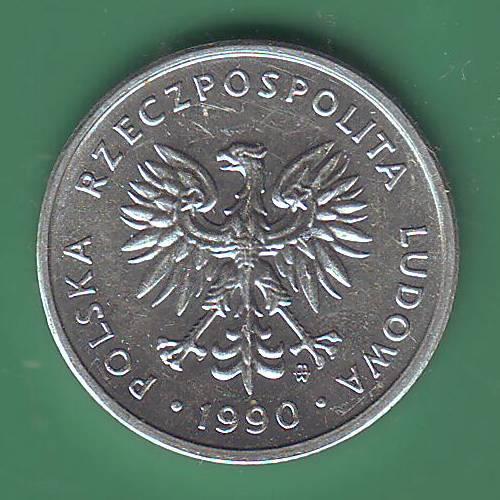 Польша 2 злотых  1990