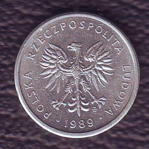 Польша 2 злотых  1989 