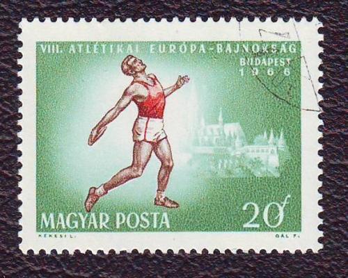   Венгрия 1966 Спорт Чемпионат Европы по легкой атлетике 
