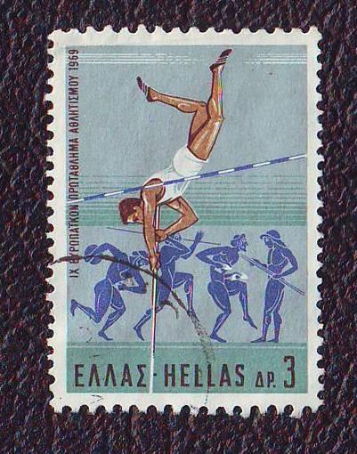   Греция 1969 Спорт Первенство Европы по легкой атлетике