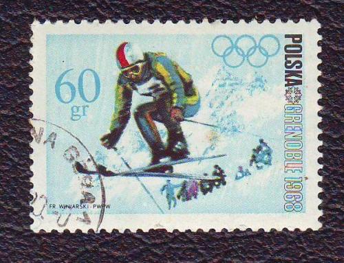  Польша 1968 Олимпийские игры Гренобль (Франция)
