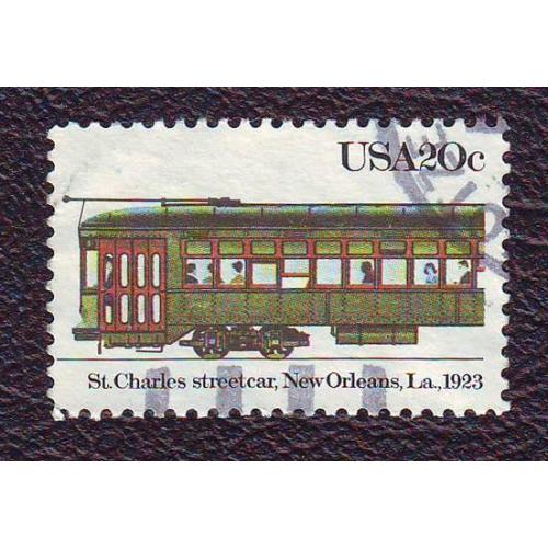США 1982 Поезда Локомотивы Вагоны Железная дорога