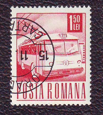Румыния 1968 Автомобили Транспортные средства Автобус 