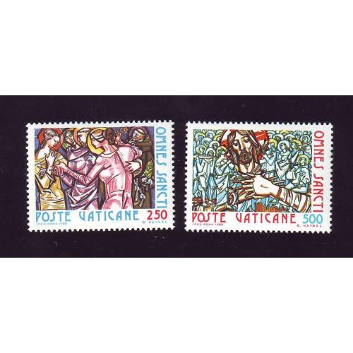 Ватикан  1980 Религиозные мотивы Серия Негашеная 