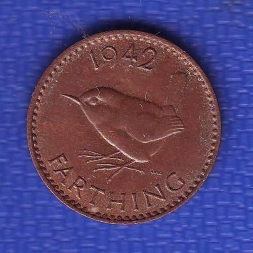   Великобритания 1942 Фартинг