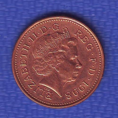  Великобритания 1999  1 пенни