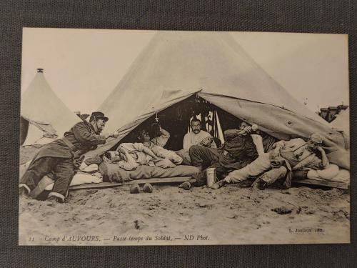 Французская армия Форма и амуниция Армейские будни Военный лагерь Отдых