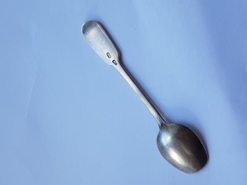 Маленькая серебряная ложечка Au. 875 вес 7,5 грамм, размер 8,2 см.