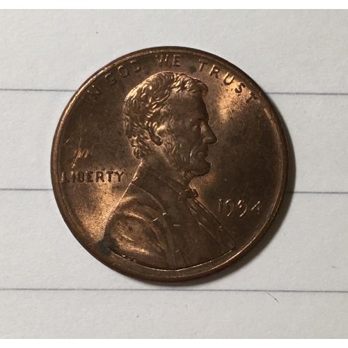 Монета 1 цент 1994 год 