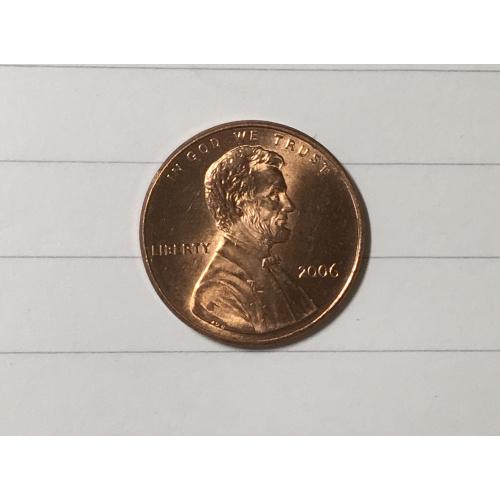 Монета 1 цент 2006 год 