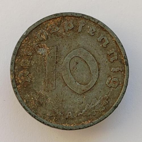 Монета 10 пфеннигов 1941 А