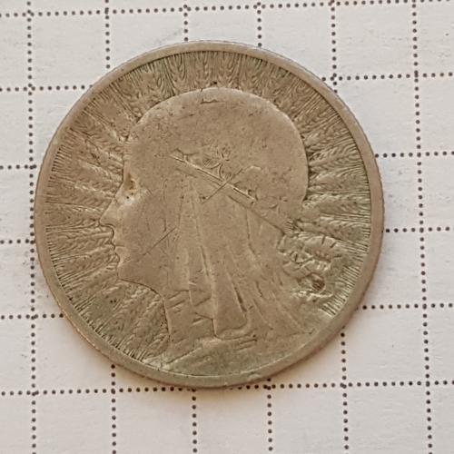 Монета 2 злотих 1932 рік Ядвіга 2 злотых 1932 год Ядвига