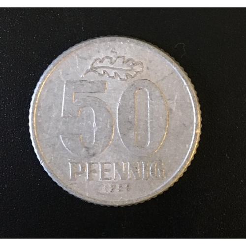 Монета Германия 50 пфеннингов,1958
