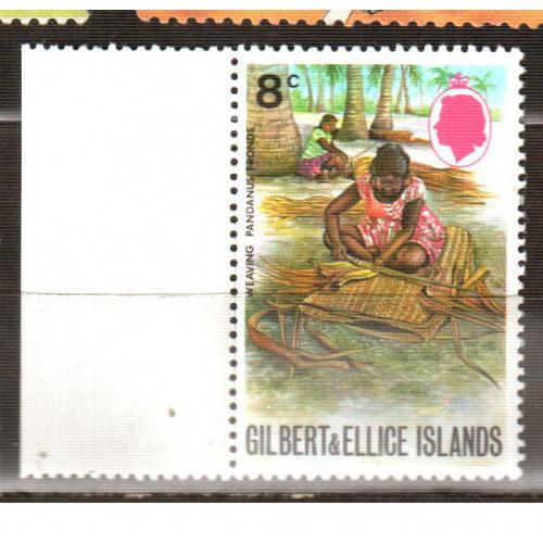 Острова Гилберта и Эллис марка