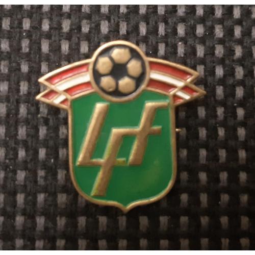 Значок федерація футболу Латвія Значок федерация футбола Латвия Знак Латвийская футбольная федерация