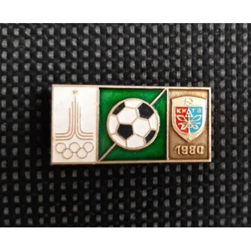 Значок Олімпіада Футбол 1980 Олімпійські ігри футбольний турнір Спорт Київ