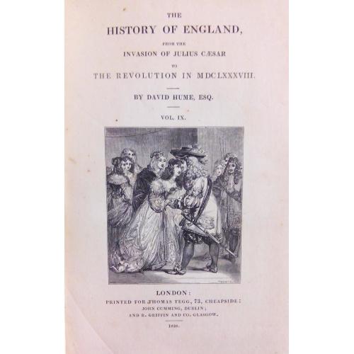Раритет 1828 год История Англии Дэвид Юм книга