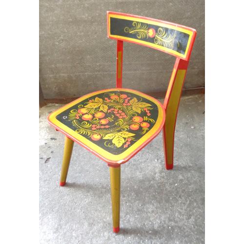 40 лет хохлома стул детский роспись мебель
