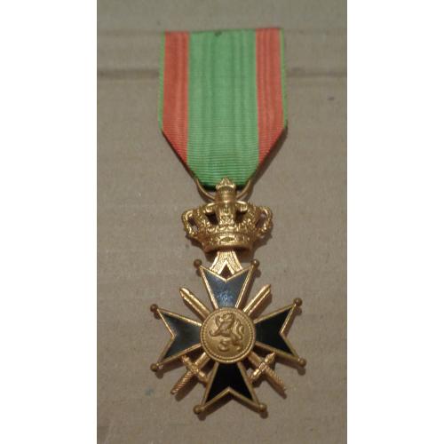 Орден Военный крест Бельгия медаль награда