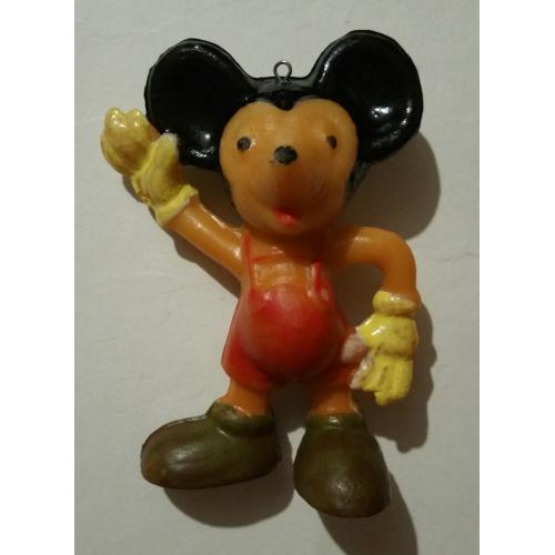 35 лет редчайший Мики Маус Германия ГДР Mickey Mouse Disney Дисней фигурка игрушка брелок сувенир