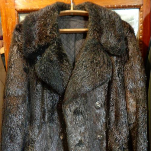 €2000 Элитная шуба пальто меховое бобер Германия дубленка