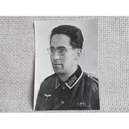 №1279 Фотография времен 2 мировой войны 1944 г Оригинал немецкий унтер-офицер 1909 г рождения 10х14